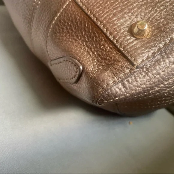 Juicy Couture Copper Leather Handbag - Picture 6 of 12